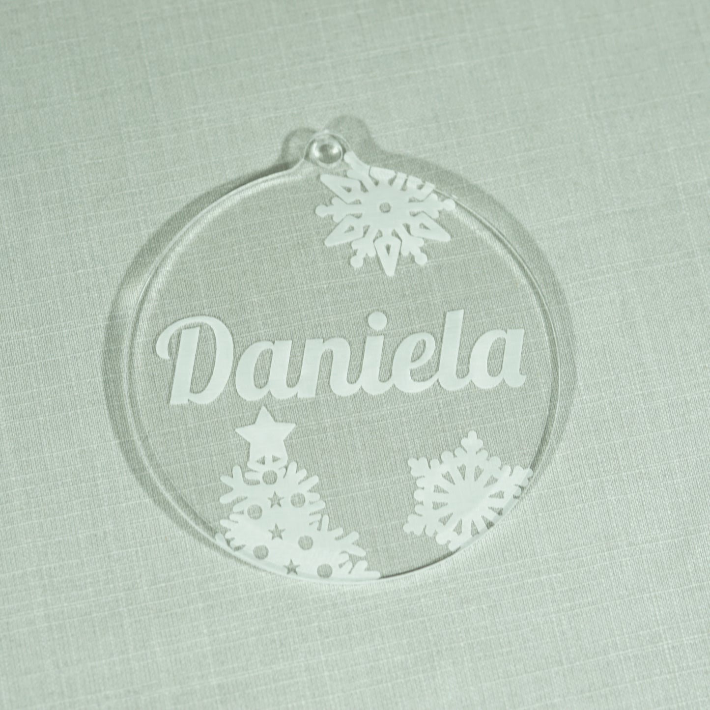 Bola de Natal em Acrílico