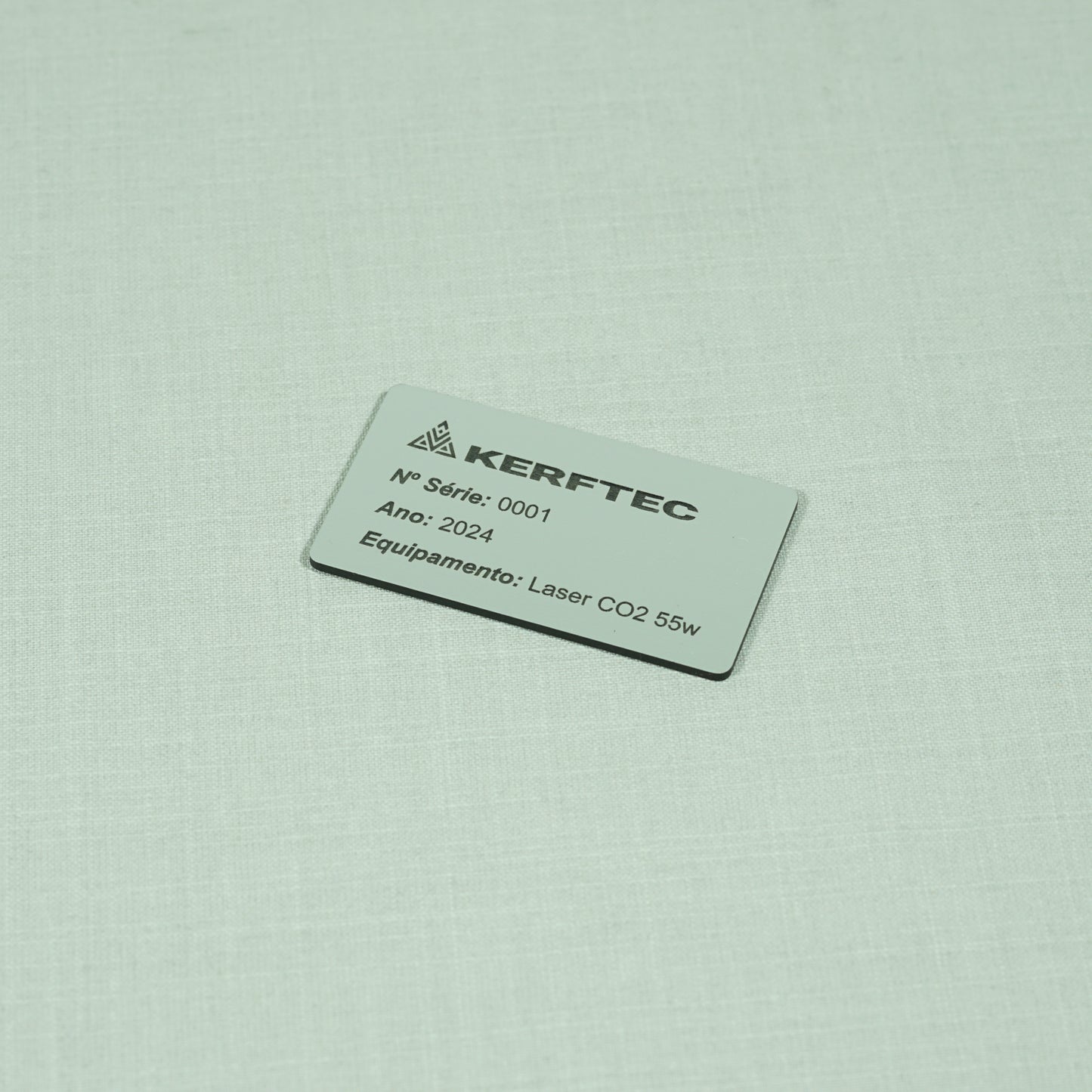 Placa Identificativa Acrílico Bicamada