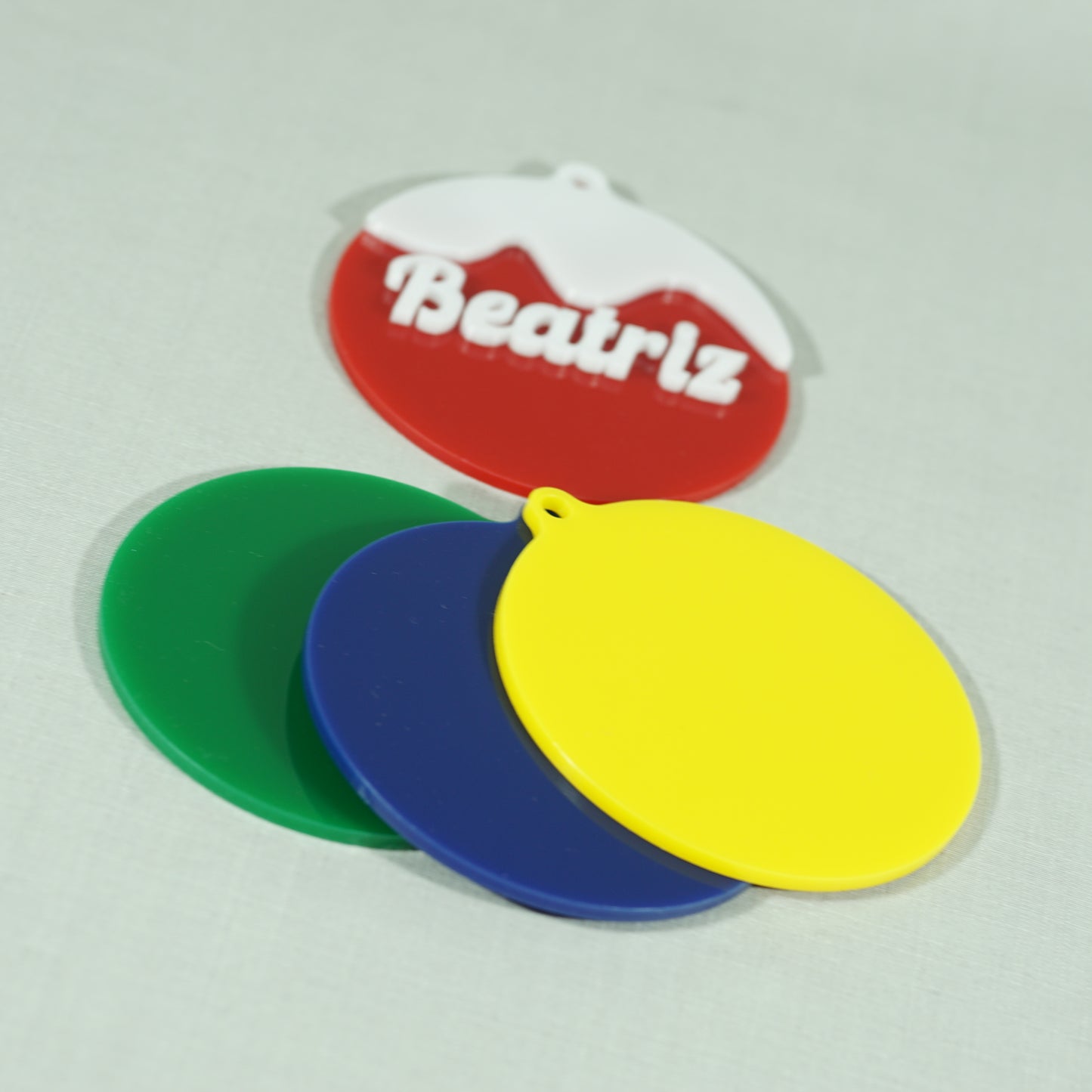 Bola de Natal em Acrílico