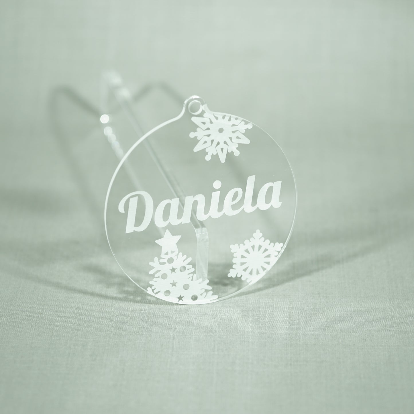 Bola de Natal em Acrílico